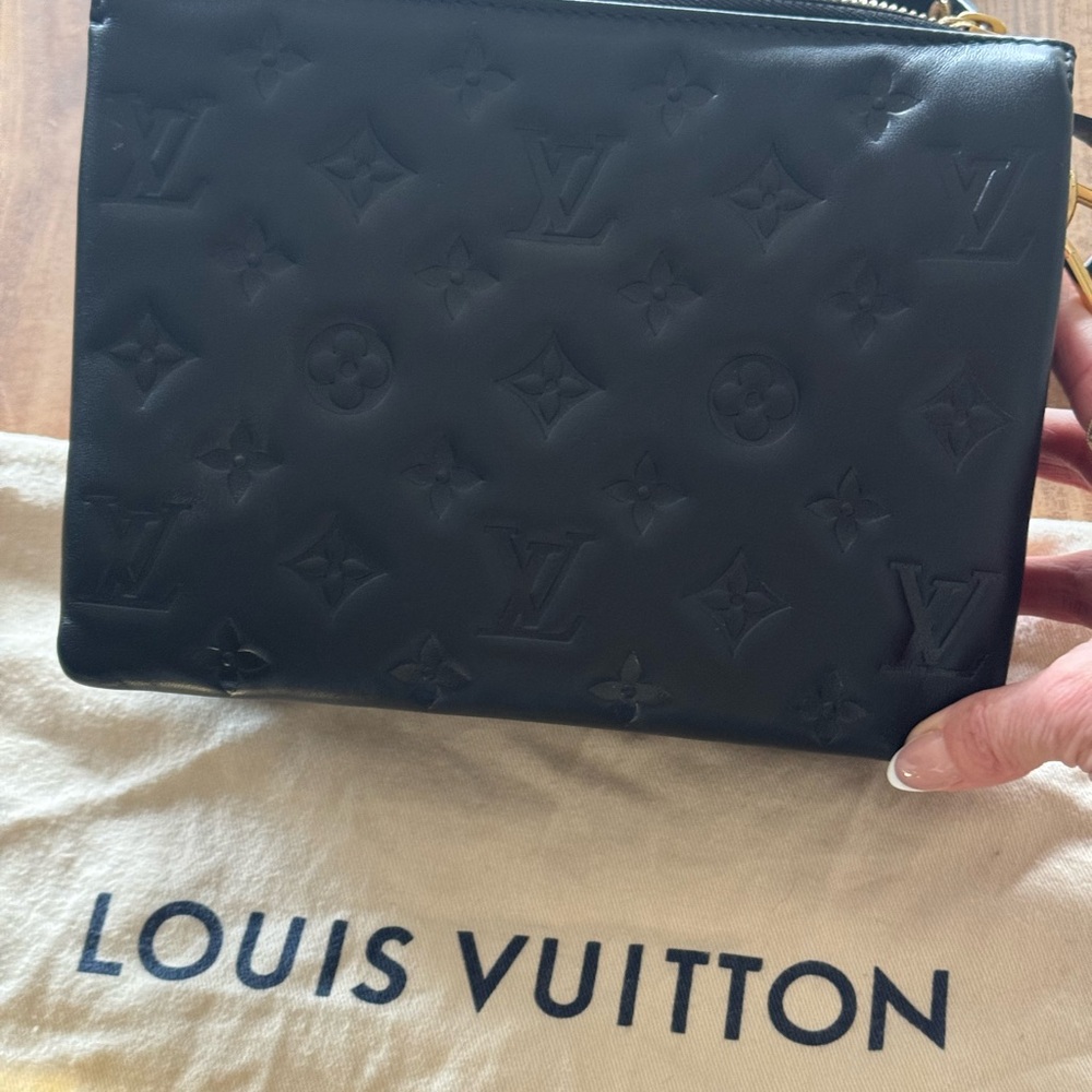 Louis Vuitton Black Monogram Pouch